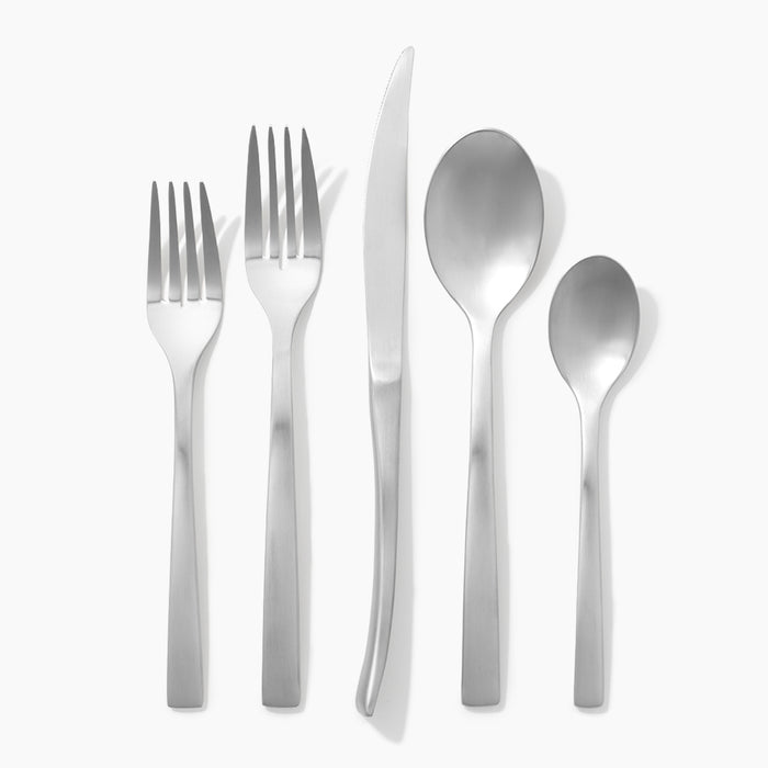 Public Goods Household 18/10 Stainless Steel Forged Flatware Set