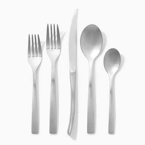 Public Goods Household 18/10 Stainless Steel Forged Flatware Set