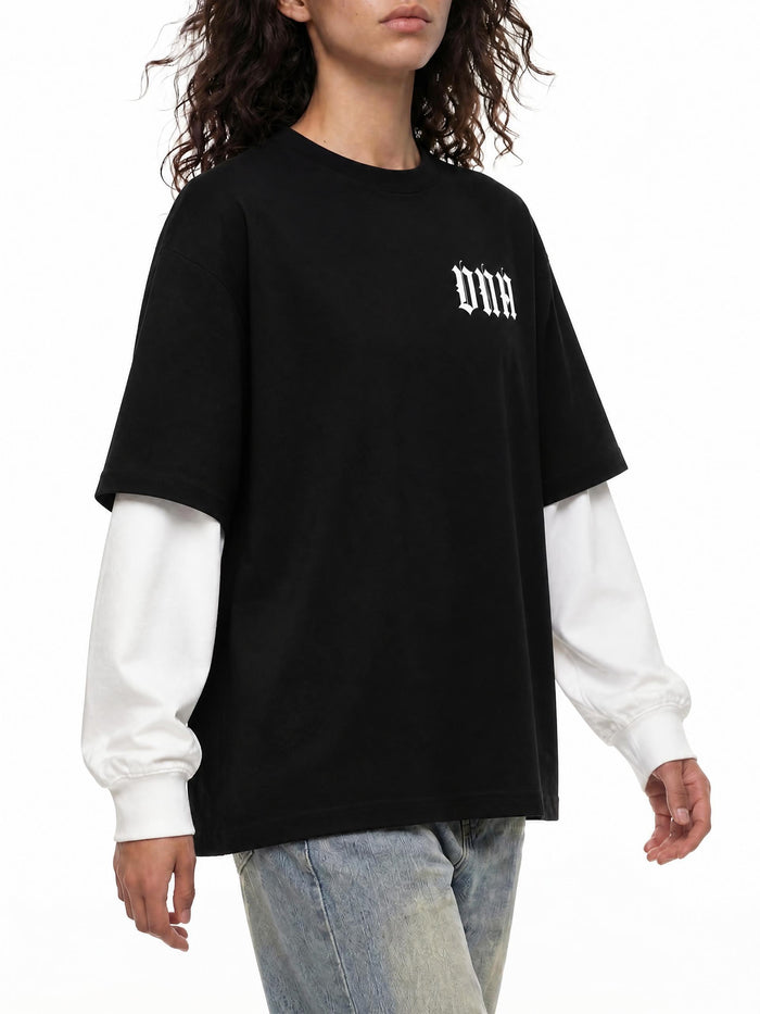 Adult Layered Longsleeve Tee