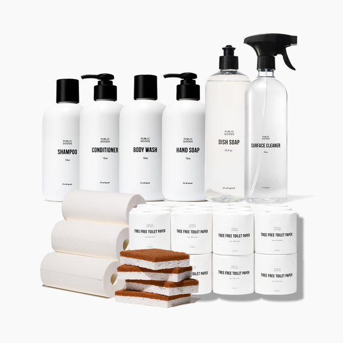 Public Goods Household Apartment Essentials Set