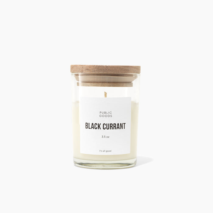 Public Goods Household Black Currant Soy Candle