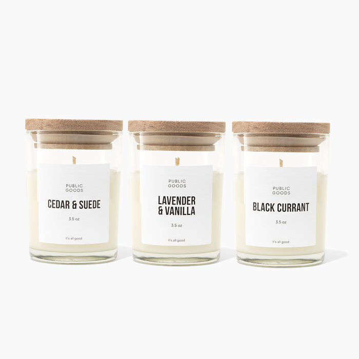 Public Goods Household Lavender & Vanilla Soy Candle