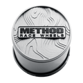 Center Cap | TOPO Push-Through | Silver