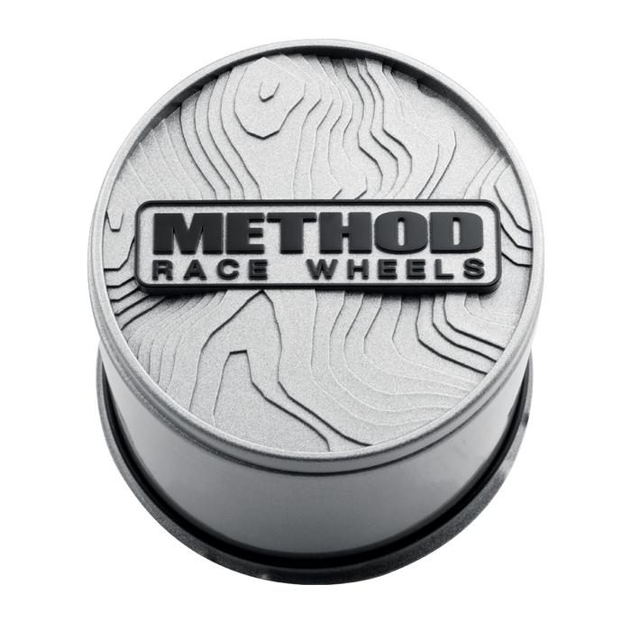 Center Cap | TOPO Push-Through | Silver