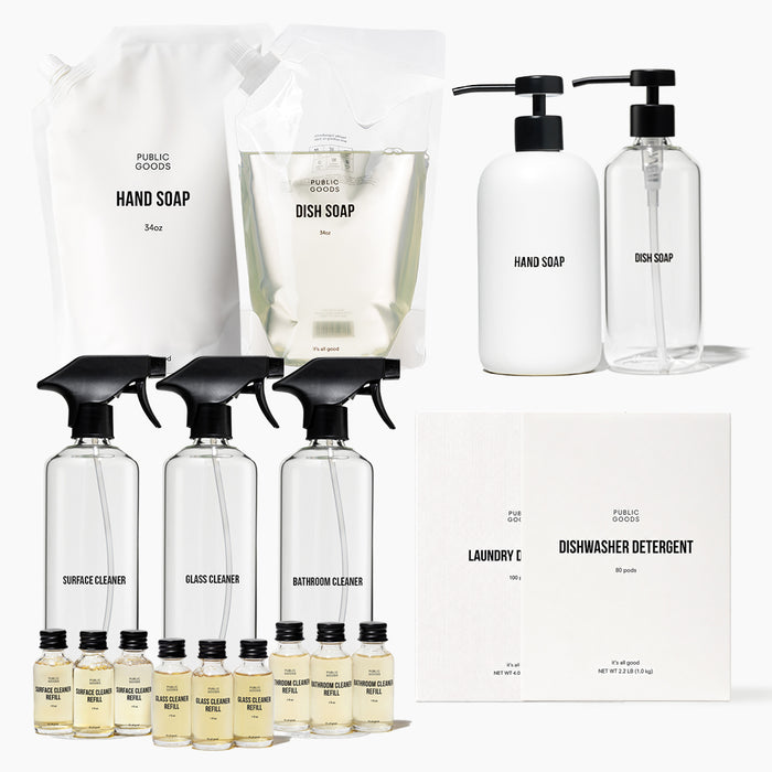 Cleaning Essentials With Refills Set