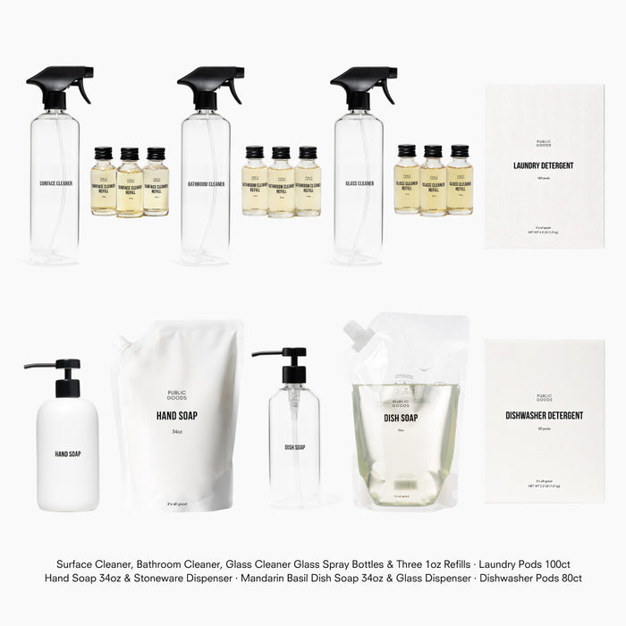 Cleaning Essentials With Refills Set