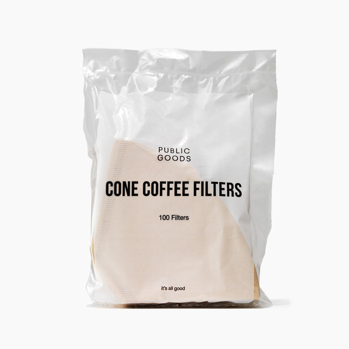 Public Goods Household Coffee Filter Cones