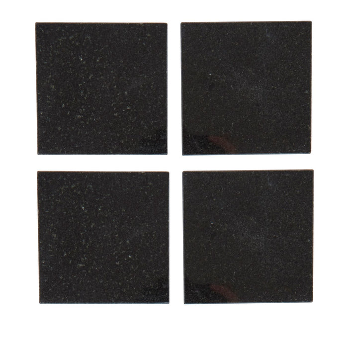 Creative Black Granite Set of 4 Coasters