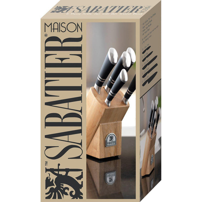 Creative Sabatier Ashwood Knife Block Set