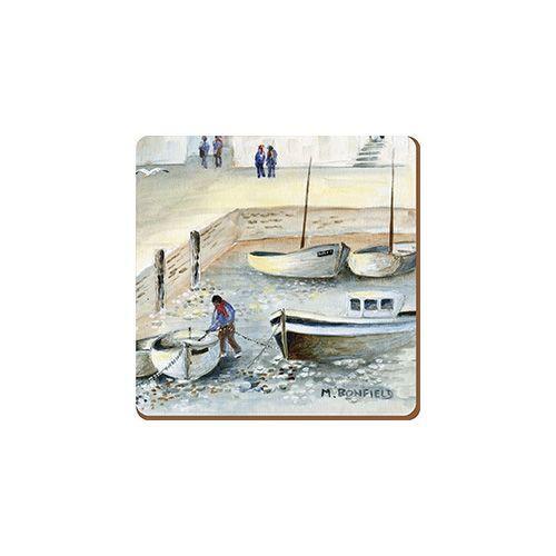 Creative Set Cornish Harbour Coasters