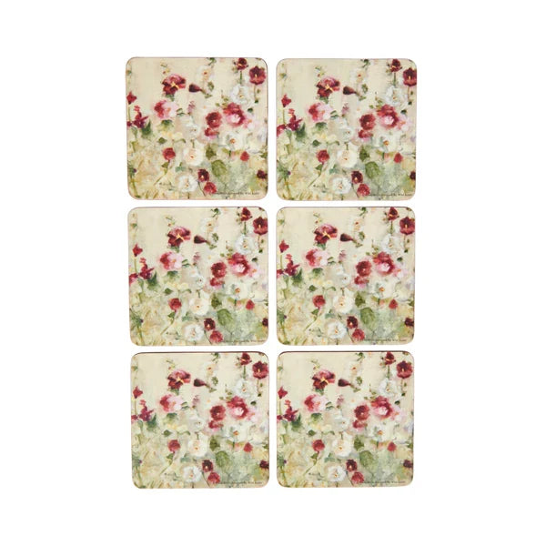 Creative Set Wild Field Poppy Coasters