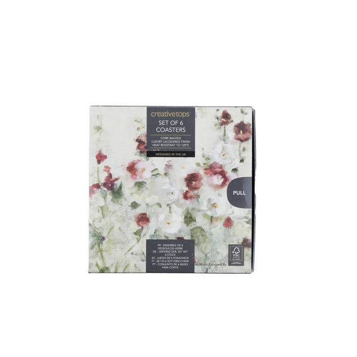 Creative Set Wild Field Poppy Coasters