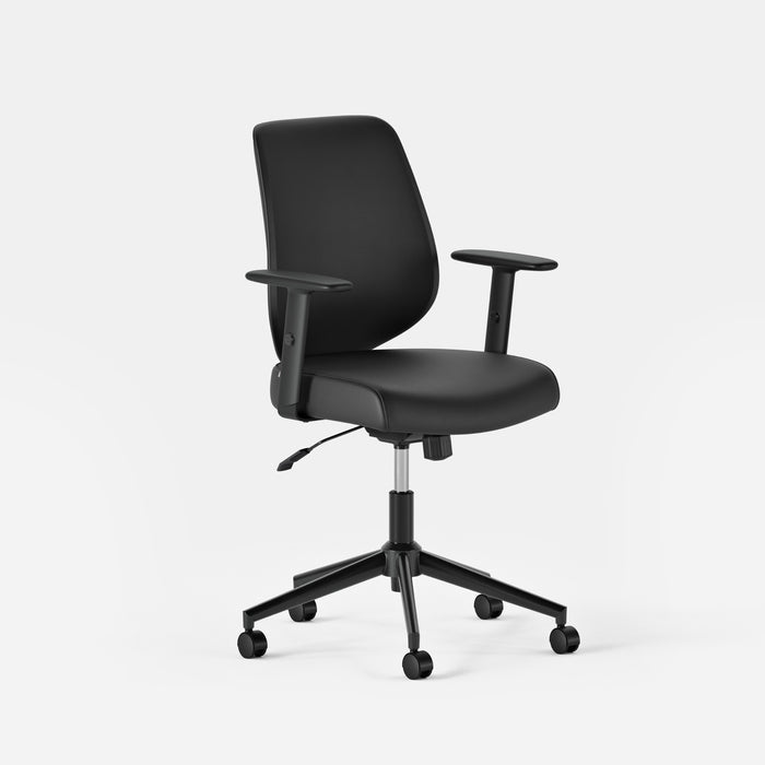 Black Vegan Leather / Standard