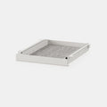 Color:White; Drawer Size:Small