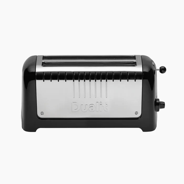 Dualit Lite 4 Long Slot Black Toaster