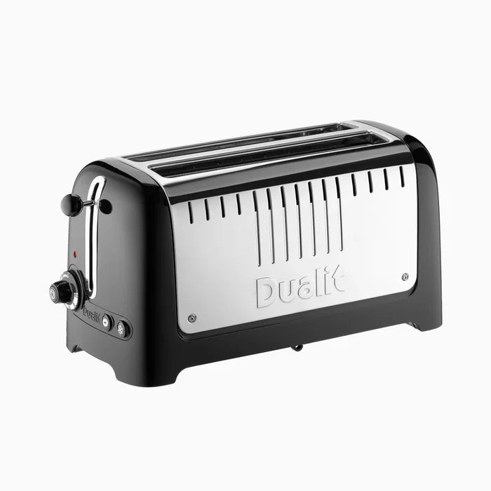 Dualit Lite 4 Long Slot Black Toaster