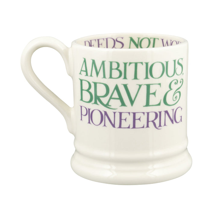 Emma Bridgewater Purple Toast Change Our World Half Pint Mug