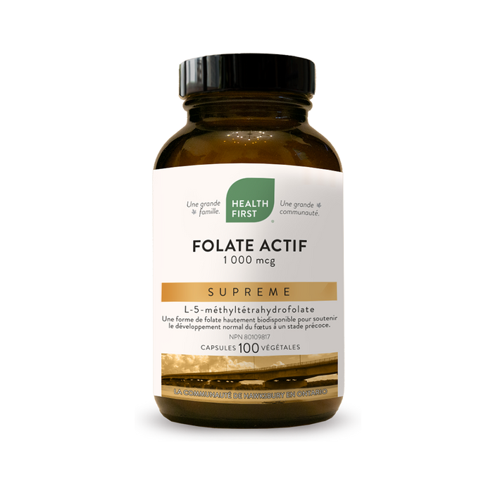 Folate Actif 1000mcg Supreme (100 Caps)