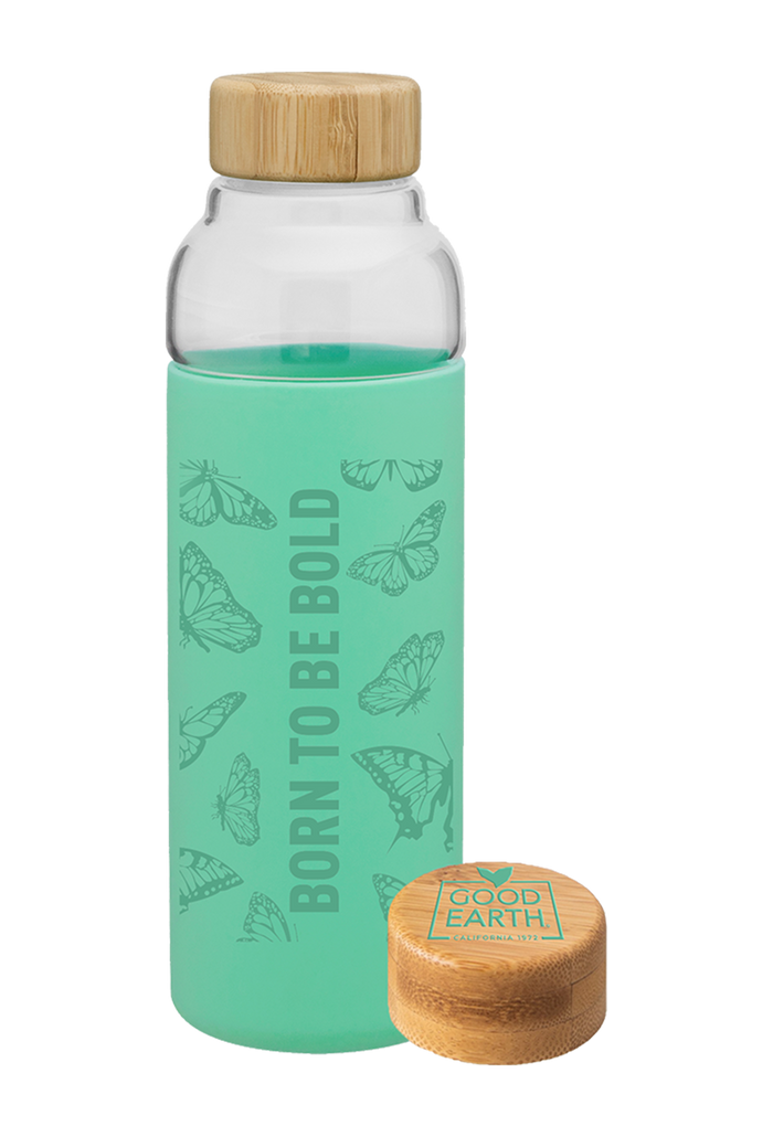 Mint Glass Water Bottle
