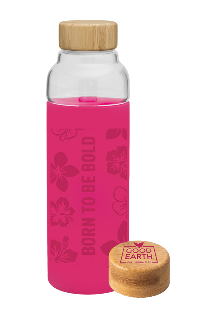 Fuchsia Glass Water Bottle