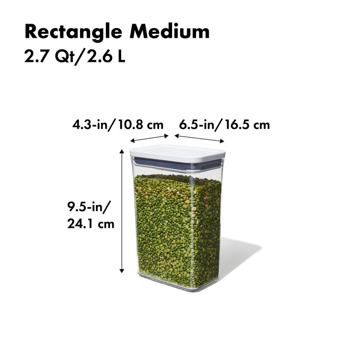 Good Grips 2.6Ltr Rectangular Medium POP