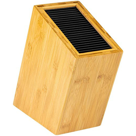 Grunwerg Rockingham Forge Bamboo Universal Knife Block