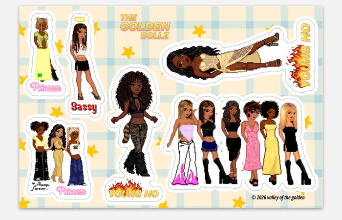 island girlz s8 | sticker sheet