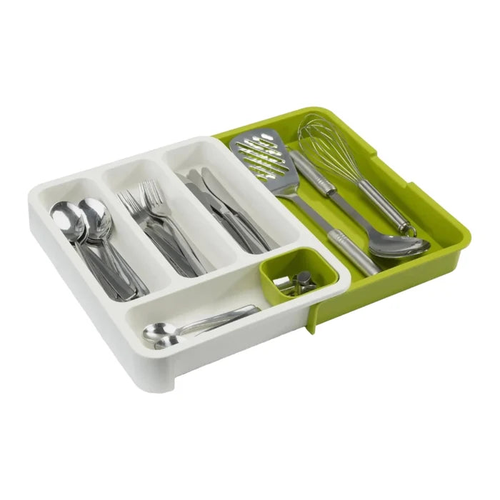 Joseph Joseph DrawerStore Green Expandable Cutlery Tray