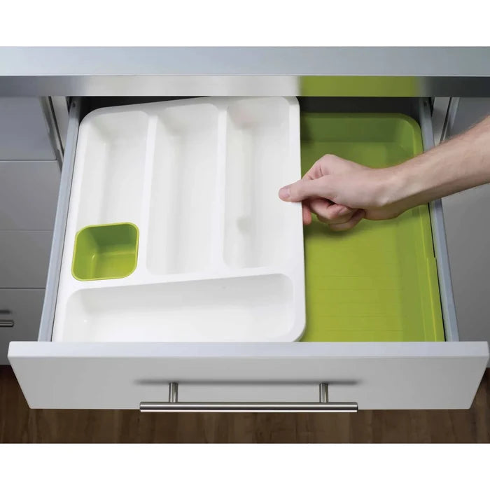 Joseph Joseph DrawerStore Green Expandable Cutlery Tray