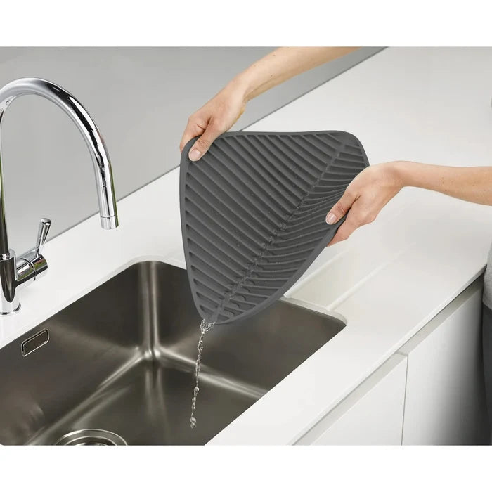 Joseph Joseph Flume Large Grey Dish Draining Mat