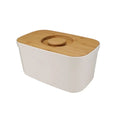 Joseph Joseph White Bread Bin & Bamboo Lid