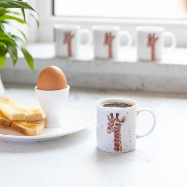 KitchenCraft 80ml Porcelain Giraffe Espresso Cup