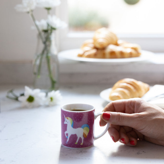 KitchenCraft 80ml Porcelain Unicorn Espresso Cup
