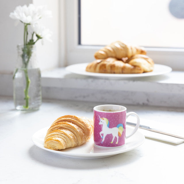 KitchenCraft 80ml Porcelain Unicorn Espresso Cup