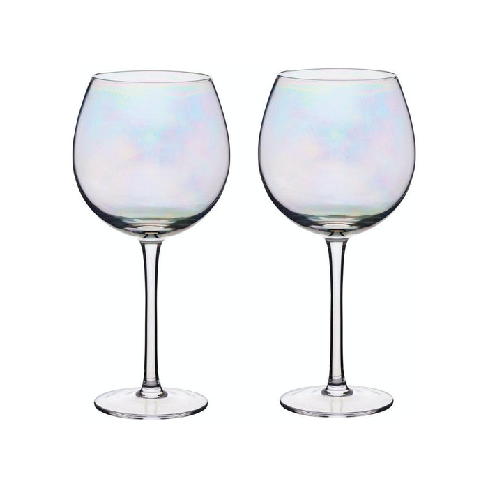 KitchenCraft Set 2 Iredescent Gin Glasses