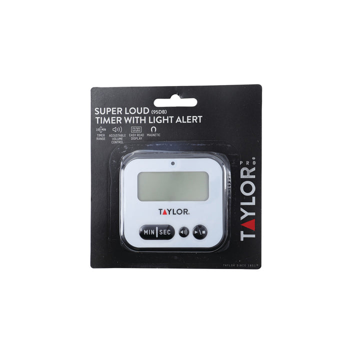 KitchenCraft Taylor Pro Loud Digital Timer & Light Alert