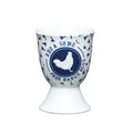KitchenCraft Traditional Blue Hen Porcelain Egg Cup
