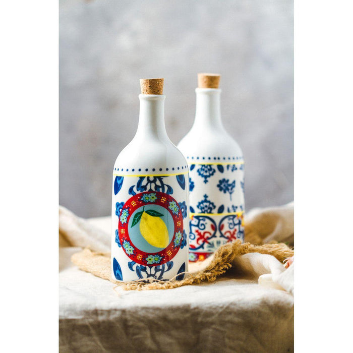 KitchenCraft World Of Flavours 500ml Ceramic Oil & Vinegar Set