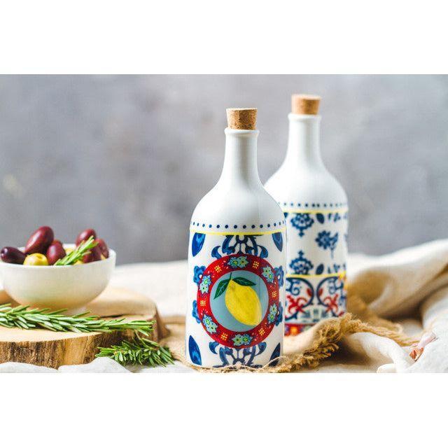 KitchenCraft World Of Flavours 500ml Ceramic Oil & Vinegar Set