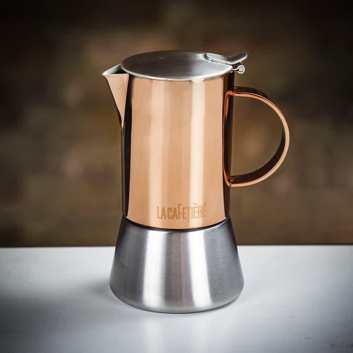 La Cafetiere Copper 4 Cup Stove Top Espresso Maker