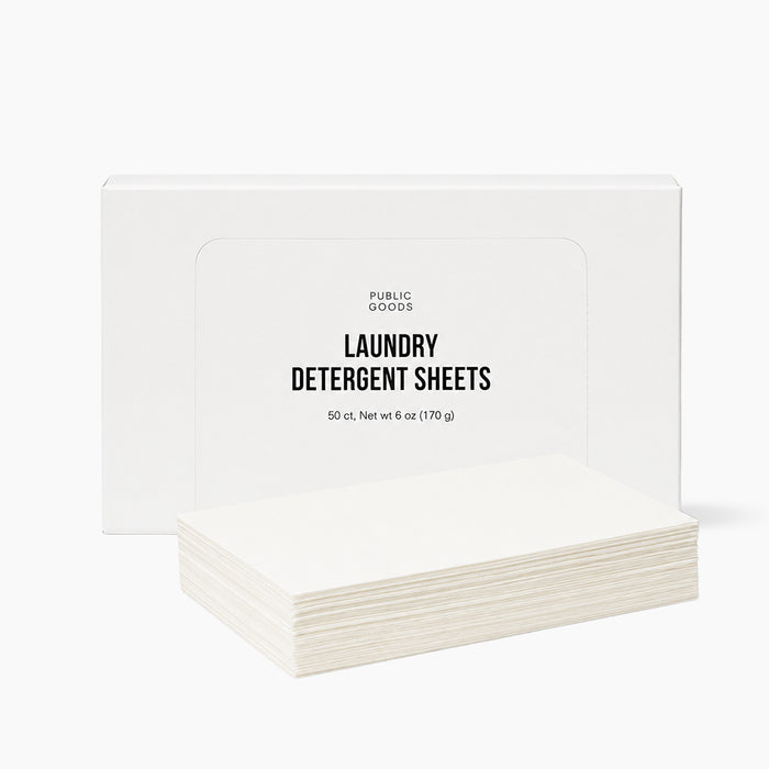 Public Goods Household Laundry Detergent Sheets