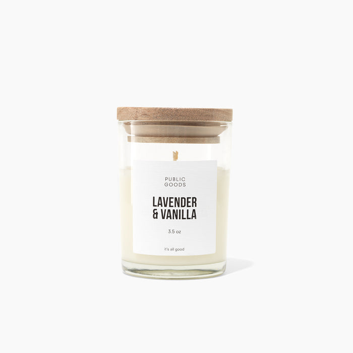 Public Goods Household Lavender & Vanilla Soy Candle