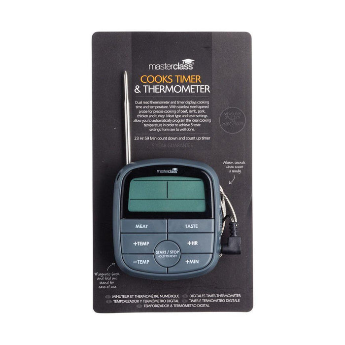 MasterClass Digital Cooks Thermometer & Timer