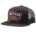Method Bolt Patch Trucker Hat | Snapback | Dark Camo - Black