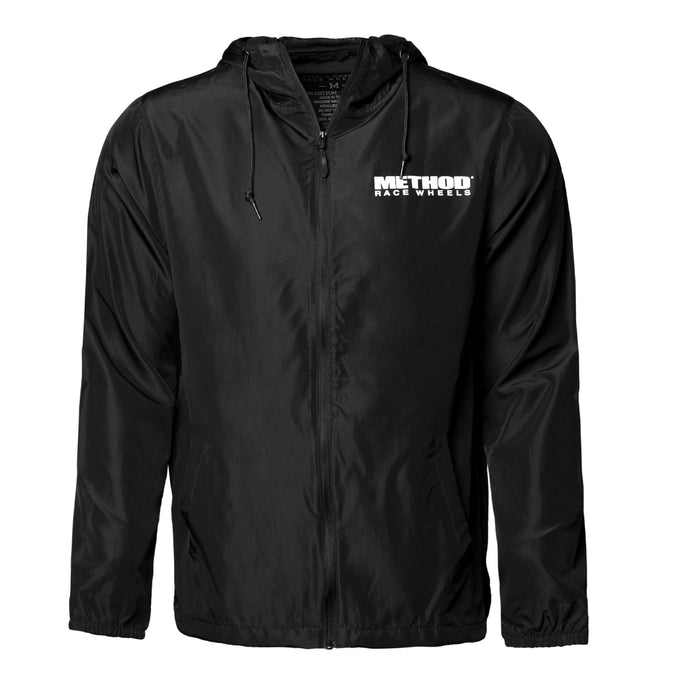 Method Brand Logo Windbreaker - Markdown | Zip-Up | Black