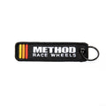 Method Classic Stripes Logo Keychain | Black