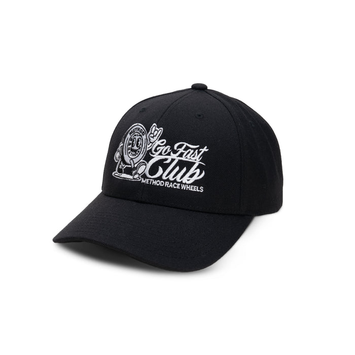 Method Go Fast Club Curvebill Trucker Hat - Markdown | Snapback | Black
