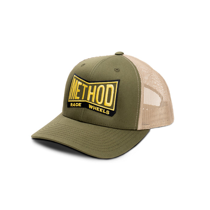 Method LBC Born Curvebill Trucker Hat - Markdown | Snapback | Moss/Khaki