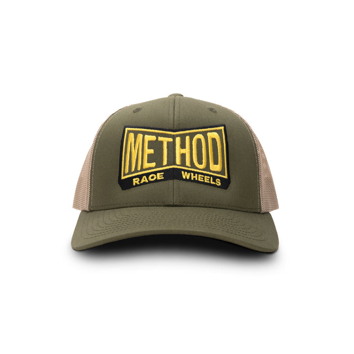 Method LBC Born Curvebill Trucker Hat - Markdown | Snapback | Moss/Khaki