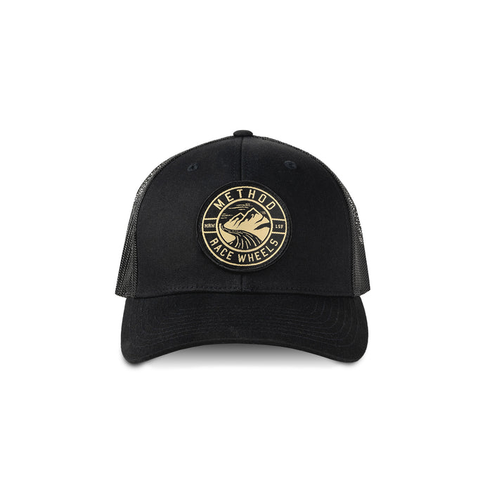 Method Prelander Curve Bill Trucker Hat - Markdown | Snapback | Black